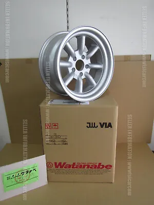Rs Watanabe Eight Spoke R-type Wheel X1 Pc 16x8jj Pcd 114.3 5h Silver Metallic  • $1239.09