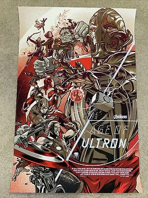 AVENGERS AGE OF ULTRON Variant (81/250)- MONDO Poster Print MARTIN ANSIN • $99