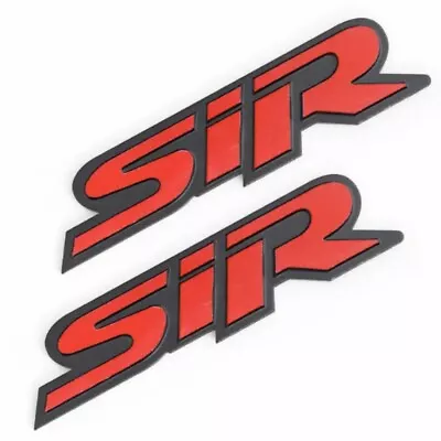 2pcs Metal 3D SiR Trunk Rear Fender Emblem Badge Decal Stickers JDM Sport Turbo. • $12.40