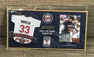 Justin Morneau Minnesota Twins 2020 Hall Of Fame HOF Lapel Hat Vest Backpack Pin • $9.13