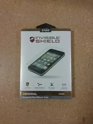 Zagg InvisibleShield Screen Protector For Apple IPhone 4 And 4S • $10.77