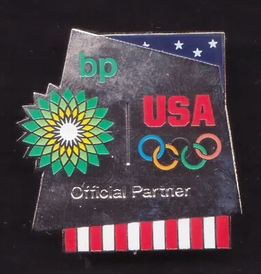 London 2012. Olympic Games. Sponsor Pin Bp. Team Usa. Flag. Official Partner.  • $11