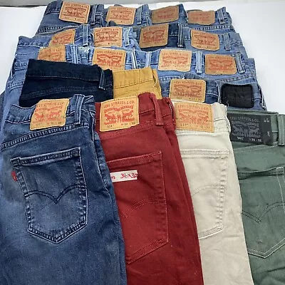 Wholesale Lot Of 20 Men's Levi's 500 Series Jeans Grade A Sizes 30-40in • $119.99