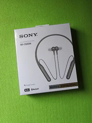 $238 • Buy SONY WI-C600N Wireless Noise Cancelling In-Ear Headphones With NFC (Grey)