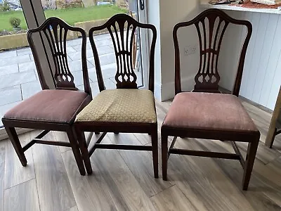 £145 • Buy 3 Georgian Hepplewhite Style Dining Chairs