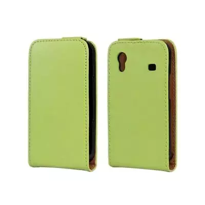 Green Plain Phone Case With Card Slots For Samsung Galaxy Ace GT-S5830/GT-S5830i • £4.15