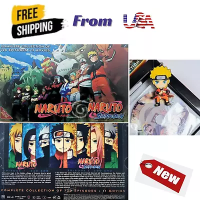 DVD Complete Animation Naruto Shippuden DVD & Naruto Tv Series  (1-720 Episode) • $169.90