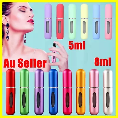 6X 5ml /8ml Portable Perfume Atomizer Travel Refillable Bottle Mini Pump Spray • $5.75