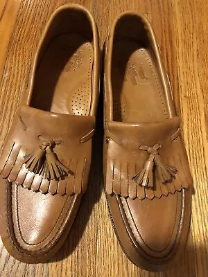 SAS Men’s Genuine Leather Handsewn Tassel Loafers Size 12 M Shoes Slip On • $49.95