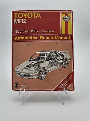 Toyota MR2 1985 Thru 1987 Haynes Repair Manual • $59