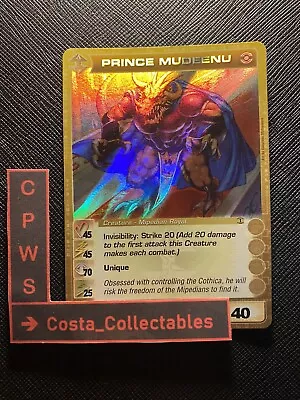 Prince Mudeenu - Ripple Foil - Max Power - 45/45/70/25/40 - Chaotic Card - Gd • $30