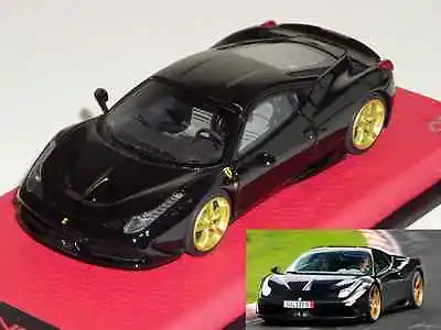 1/43 MR Ferrari 458 Speciale Gloss Black-Gold Wheels Limited To 8 Pieces. C11 • $329.95