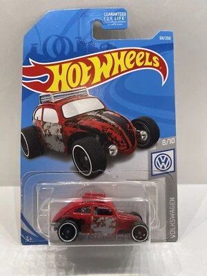 $11.89 • Buy 2019 Hot Wheels #69 Volkswagen Series 8/10 CUSTOM VOLKSWAGEN BEETLE Red