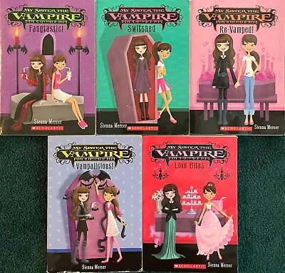 Lot Of 5  My Sister The Vampire  Softcover Chapter Books By Sienna Mercer • $4.99