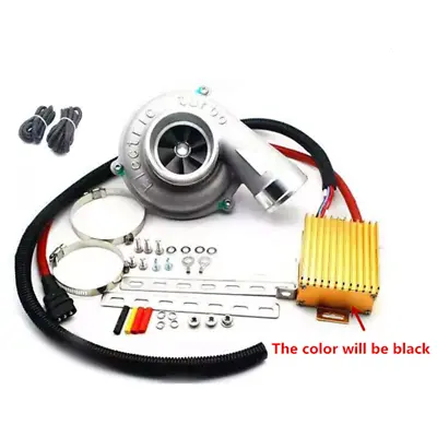 Electric Air Intake Turbocharger Upgrade Kit Car Modified Turbo Supercharger HP • $1069.90