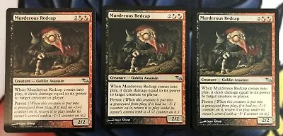 3 X Murderous Redcap(NM) - Shadowmoor - MTG • $2.03