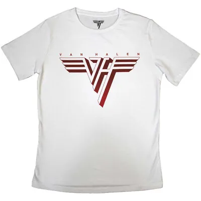 Van Halen - Classic Red Logo - Ladies Junior White T-shirt • £24.12