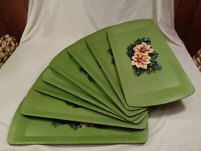 Kentley Brand Magnolia Buffet Vintage Serving Trays. Set Of 8. Grand Rapids MI. • $50