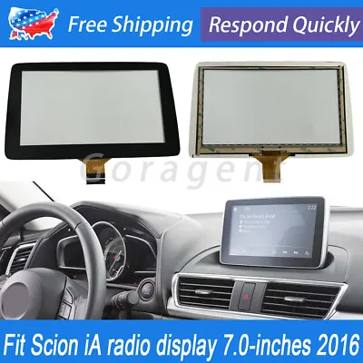 Touch Screen Glass Digitizer Fit 15-16 Mazda 6 2.5L Radio Navigation Display 7'' • $42.98