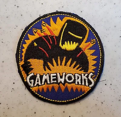 Vintage GameWorks~Seattle 2.75  Embroidered Patch~Video Gaming~Arcade~Welder~Arc • $4.99