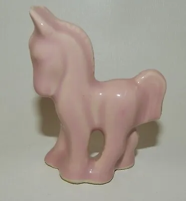 Vintage Morton Ohio Art Pottery Miniature Pink Pony Figurine • $18.99