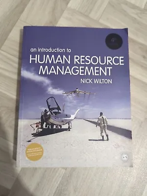An Introduction To Human Resource Management Paperback CIPD • £10.50