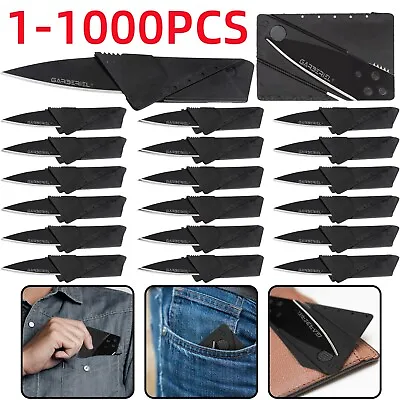 1-1000 Pack Credit Card Thin Knives Cardsharp Wallet Folding Pocket Micro Knife • $325.98