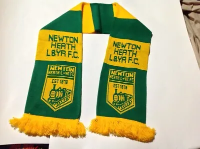 Manchester United Newton Heath Green And Gold Glazers Out Protest JACQUARD SCARF • £9.99