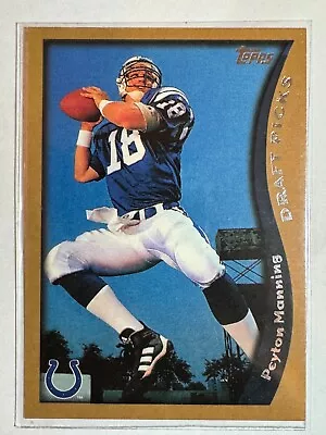 PEYTON MANNING 2010 REPRINT OF 1998 TOPPS NFL ROOKIE CARD #360 See Pics • $30