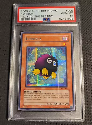 Yugioh Kuriboh PCY-005 Secret Rare PSA 10 Gem Mint! • £124.99