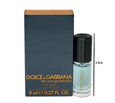 D&G Dolce & Gabbana The One Gentleman Eau De Toilette Travel Spray 0.27 Oz/8 Ml • $19.95