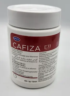 Urnex Cafiza E31 Professional Espresso Machine Cleaning Tablets 100 Count - NEW • $24.71
