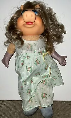 1980 Miss Piggy DressUp Doll Plush Vintage Muppets Fisher Price 890 Garden Party • $27.97