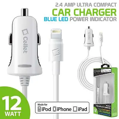 Apple MFi Certified IPhone Car Charger Lightning USB Cable For Apple IPhone • $10.87