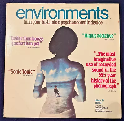 Environments Disc 9 Psychoacoustic Experience  1979 Syntonic Research RARE  EX! • $14.95