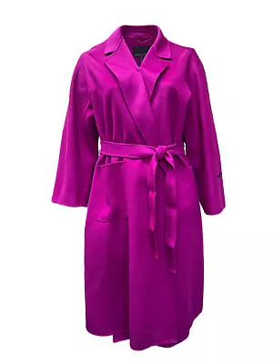 Marina Rinaldi Women's Purple Toscana Wool Coat NWT • $456.25