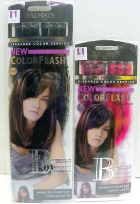Balmain Human Hair Tape-In Extensions! Color Flash U-Pick Length 9.8  & 15.8  • $21.24
