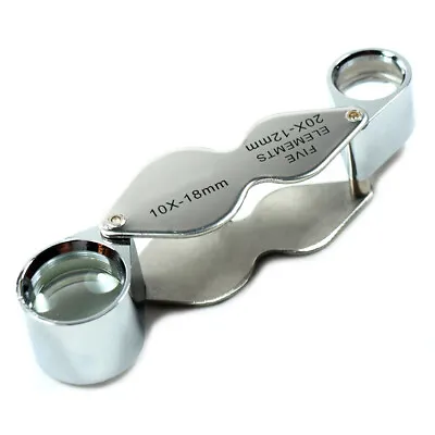 10x -18mm  20x -12mm  Jewelers Loupe / Foldable Magnifier • $6.99