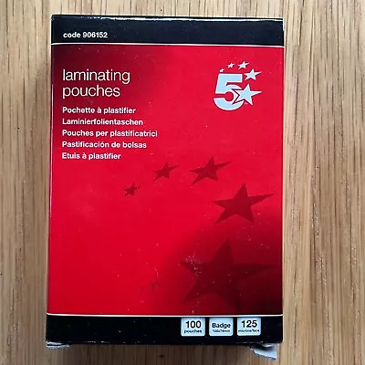 4 X 100 A7 Laminating Pouches 250 Micron - Product Code 906152 • £15