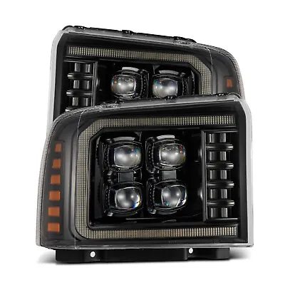 For 05-07 Ford F250 F350 Super Duty Nova Alpha Black LED Projector Headlights • $880