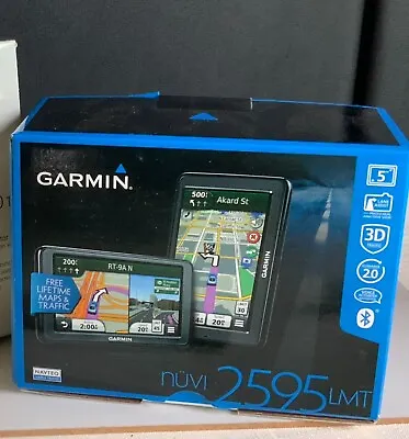GARMIN NUVI 2595LM AUTOMOTIVE GPS 5  NAVIGATION with Extras! • $35