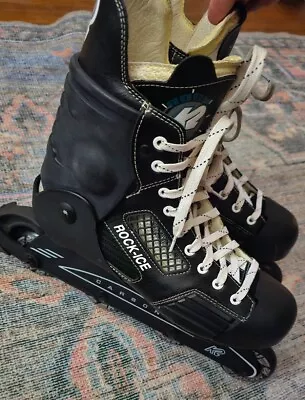 Vintage K2 Carbon Hockey Rock-Ice Roller Blades Inline Skates Size 11 RARE • $59