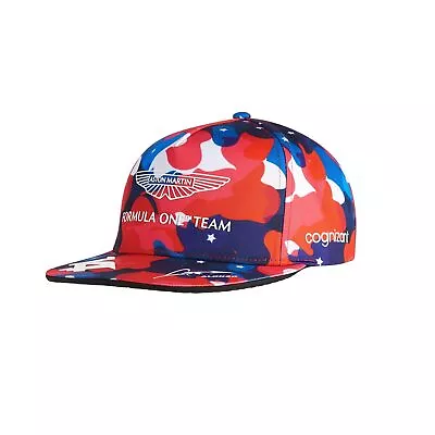 Aston Martin F1 Mens Alonso USA GP Baseball Cap • $56.36