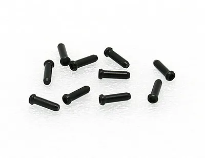 Bicycle Bike Shift Cable Ends Caps Crimps 10pcs Black • $4.39