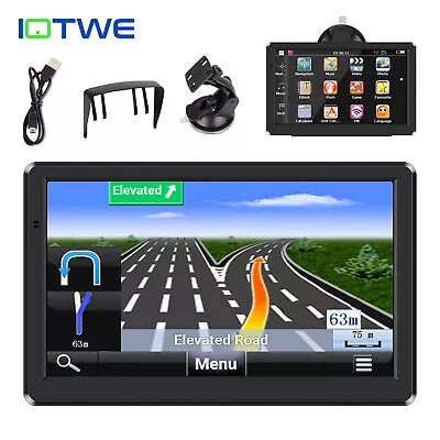 IOTWE 7  Touch Screen GPS Navigation Truck Car Sat Nav Multiple Route Suggestion • $68.69