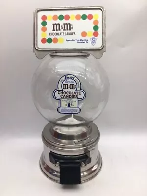 Glass Penny 1 Cent M&M Ford Gum Machine Gumball Vending Nostalgia Chocolate MM • $199.99