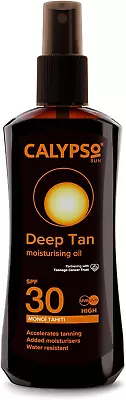 Calypso Deep Tanning Monoi Tahiti Oil Spray With SPF30 200 Ml • £7.99