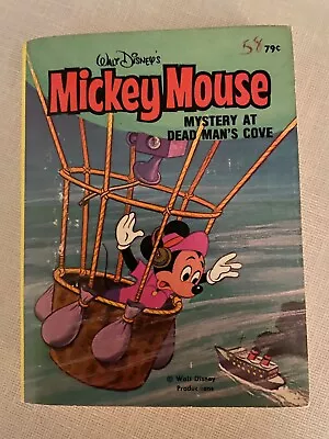 Mickey Mouse Mystery At Dead Mans Cove - Vintage Big Little Book Whitman 1980 • $7.99