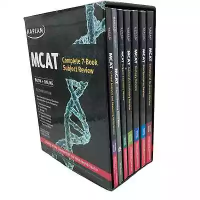 Kaplan MCAT Book + Online Second Edition 7 Nursing Books Subject Review  • $22