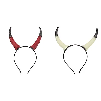 £8.99 • Buy Horns Headdress Costume,Props Halloween Carnival Party,Devil Horn Cosplay Gift